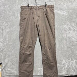 The North Face Hiking Pants Men's 36 Long Brown Slim Gorp Activewear Belt Loop